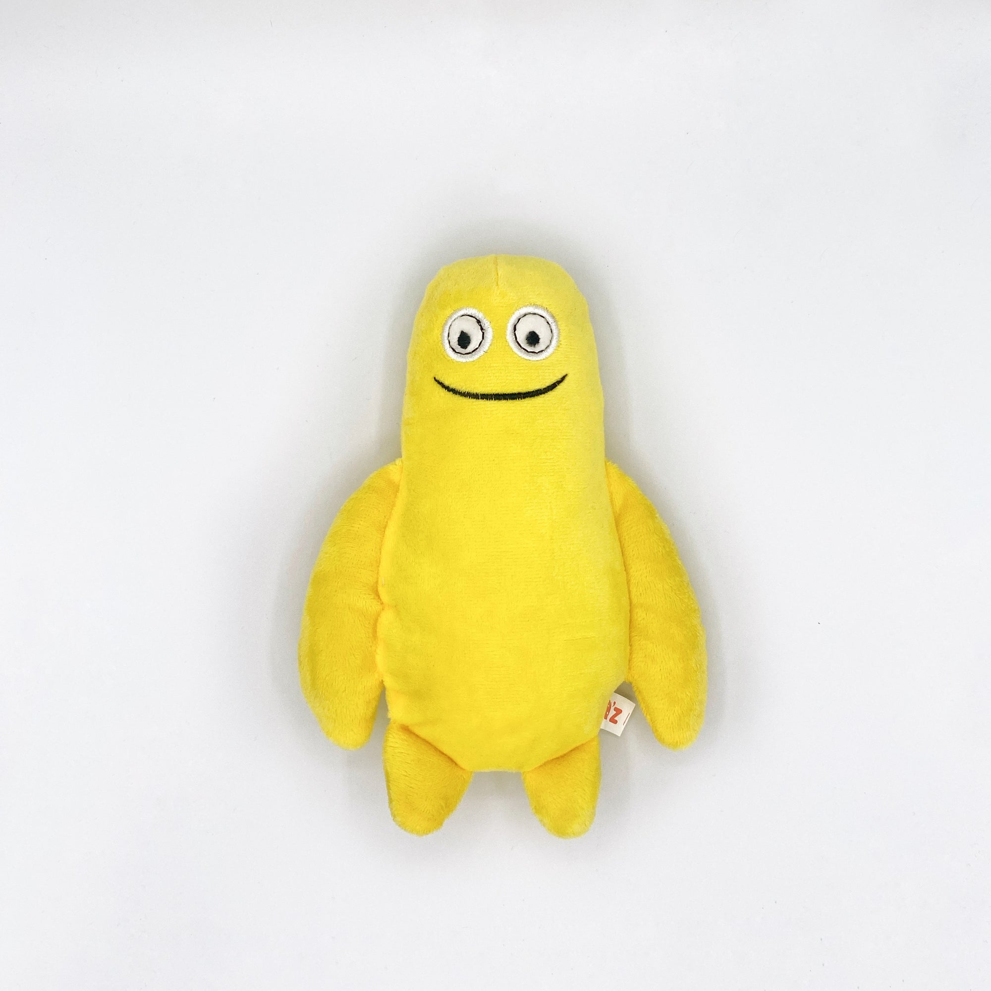 Bud'z Smiling "Bob" Yellow  Plush Monster Dog Toy