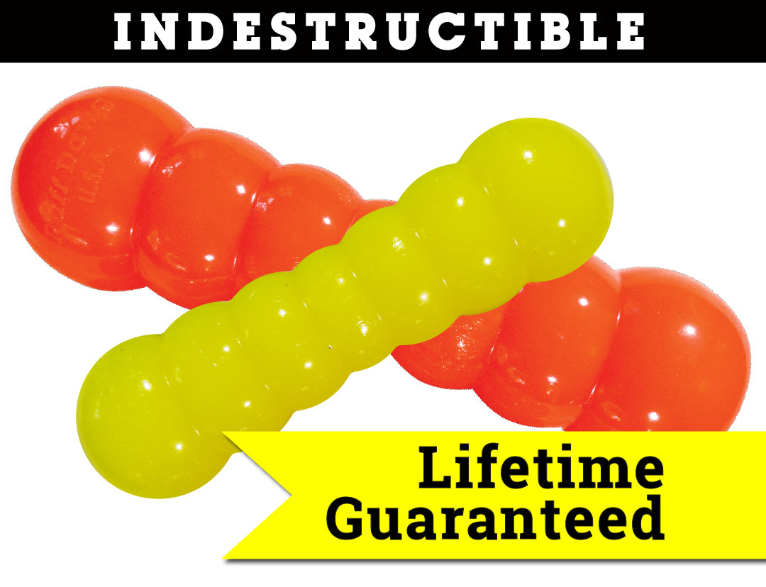 RuffDawg Indestructible Rubber Dawg-Buster - Assorted Colours