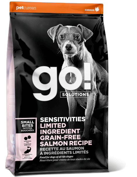 GO! Solutions Sensitivities L.I.D. Small Bites Salmon GF Dog Food