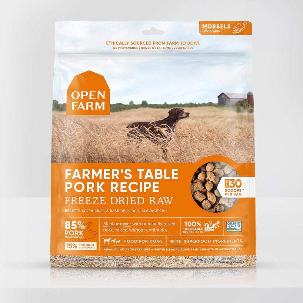 Open Farm Dog Freeze-Dried Raw Farmer's Table Pork Dog Food