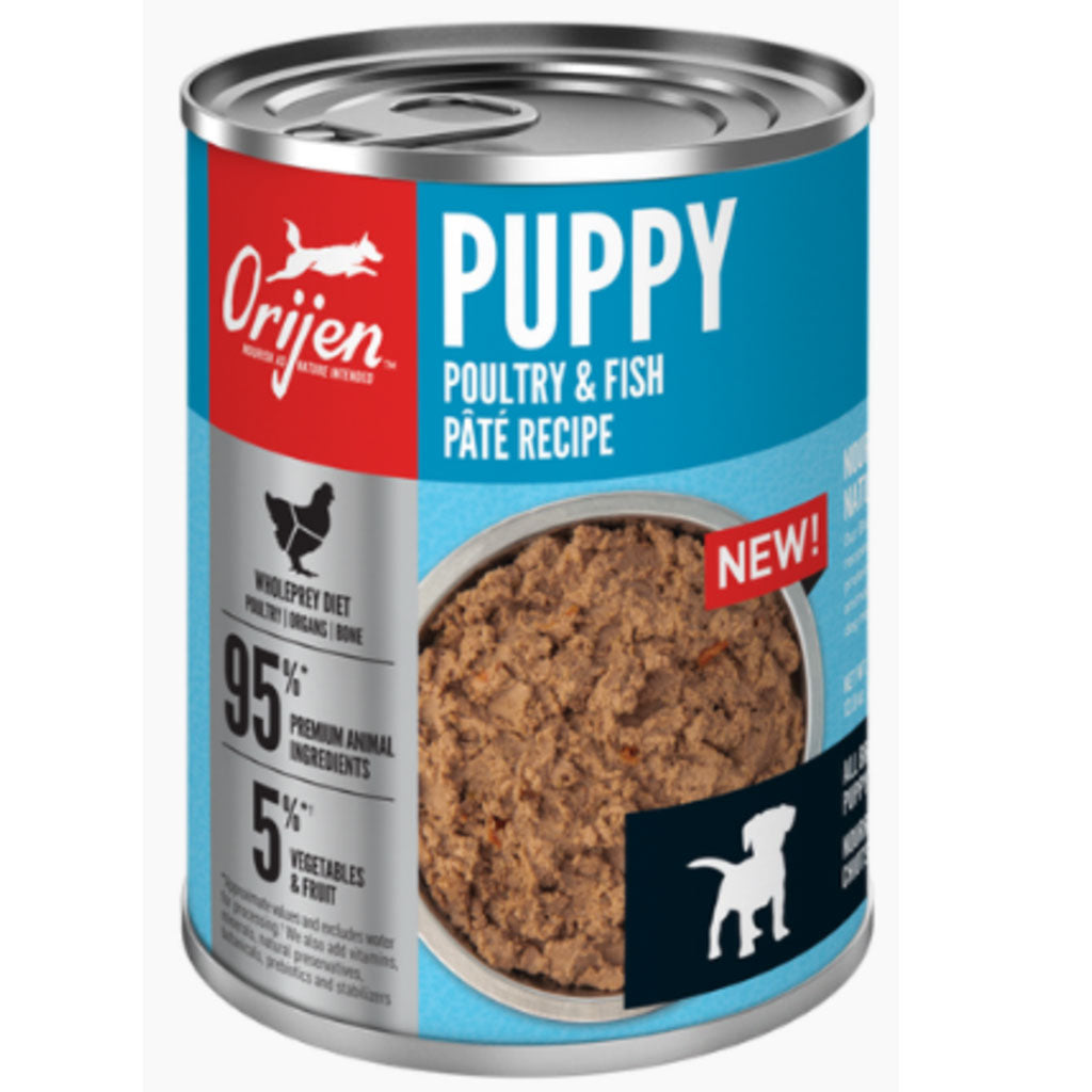 Orijen Puppy Poultry & Fish Pâté Recipe Canned Dog Food (12.8oz/363g)