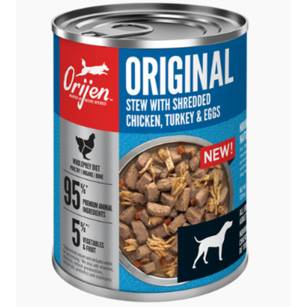Orijen Original Stew with Chicken, Turkey & Eggs Canned Dog Food (12.8oz/363g)