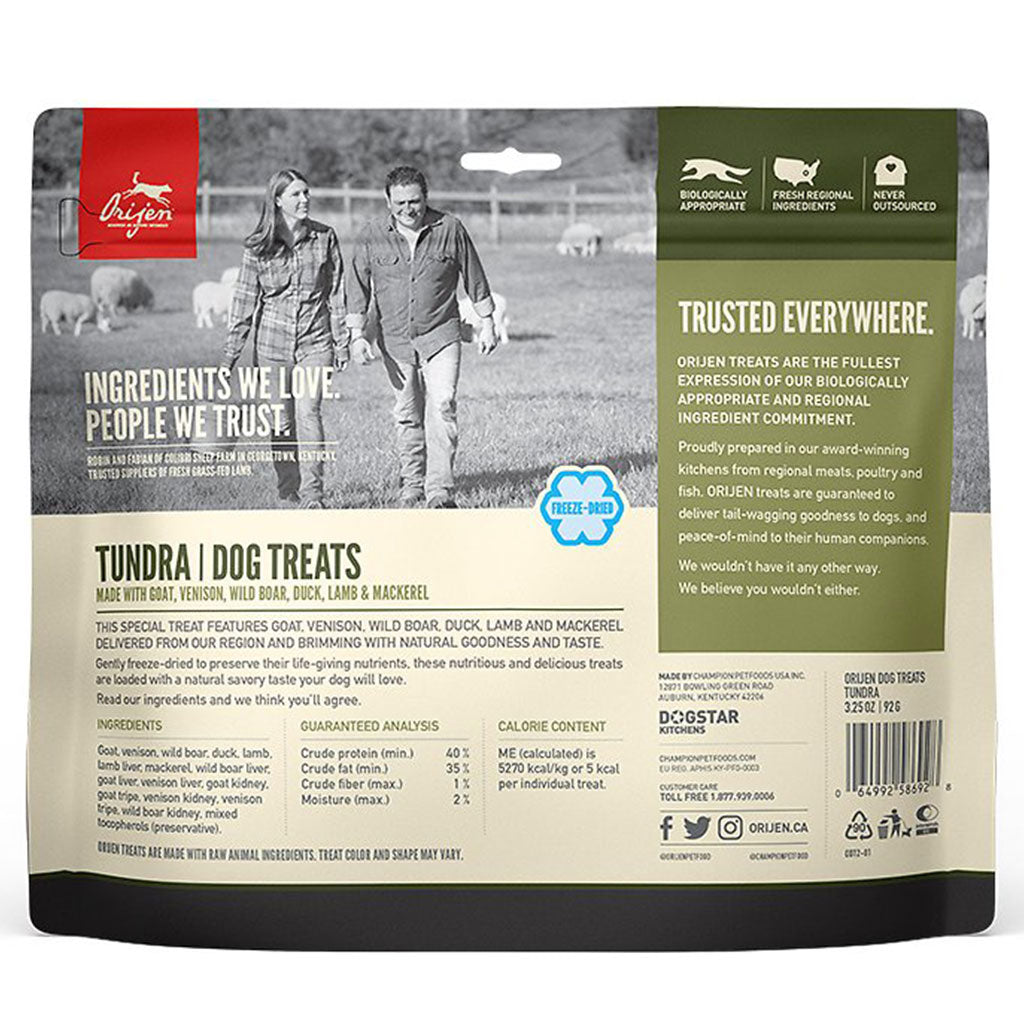 Orijen tundra dog clearance treats