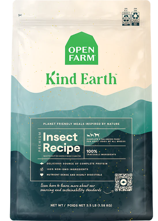 Open Farm - Kind Earth Premium Insect Kibble Dog Food