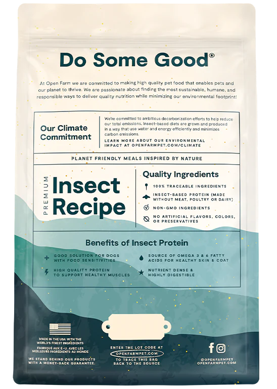 Open Farm - Kind Earth Premium Insect Kibble Dog Food