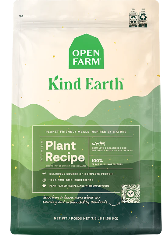 Open Farm - Kind Earth Premium Plant Recipe Kibble Dog Food