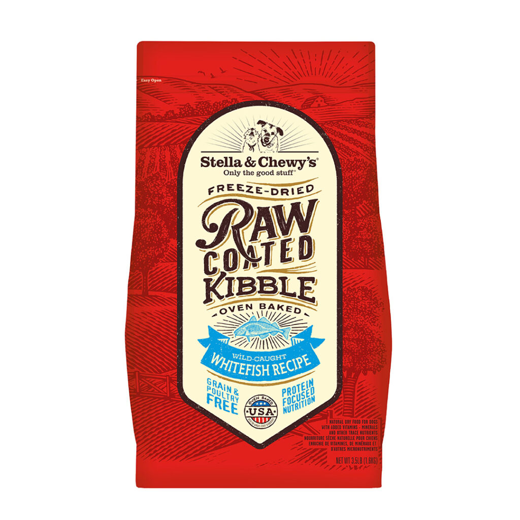 Stella & Chewy's Raw Coated GF Whitefish Dog Food