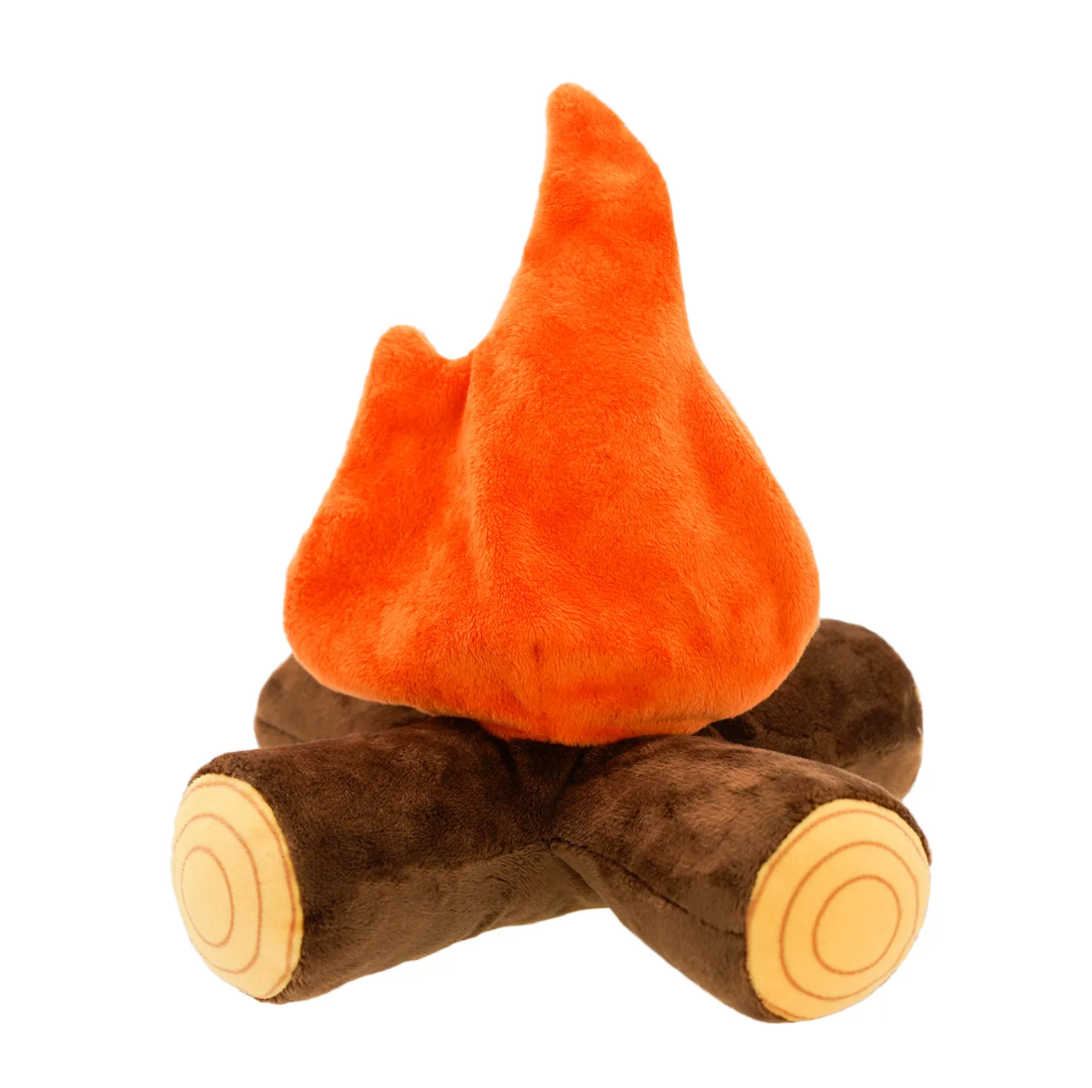 HugSmart Fuzzy Friendz Camping Pups - Campfire Dog Toy