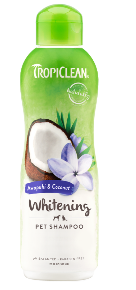 TropiClean Awapuhi and Coconut Whitening Pet Shampoo (20oz/592ml)