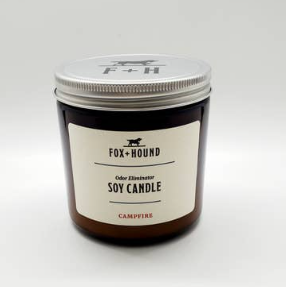 Fox + Hound Odour Eliminator Soy Candle - Campfire Scent