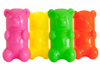 RuffDawg Rubber Gummy Bear Dog Toy - Assorted Colours (6&quot;)