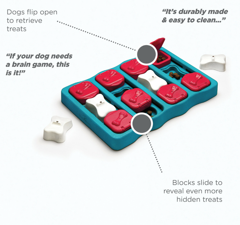 Dog toy treat puzzle hot sale