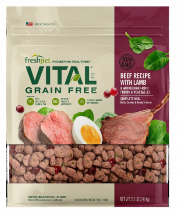 Freshpet Dog Vital Complete Meals Beef & Lamb (2497g/5.5lb)