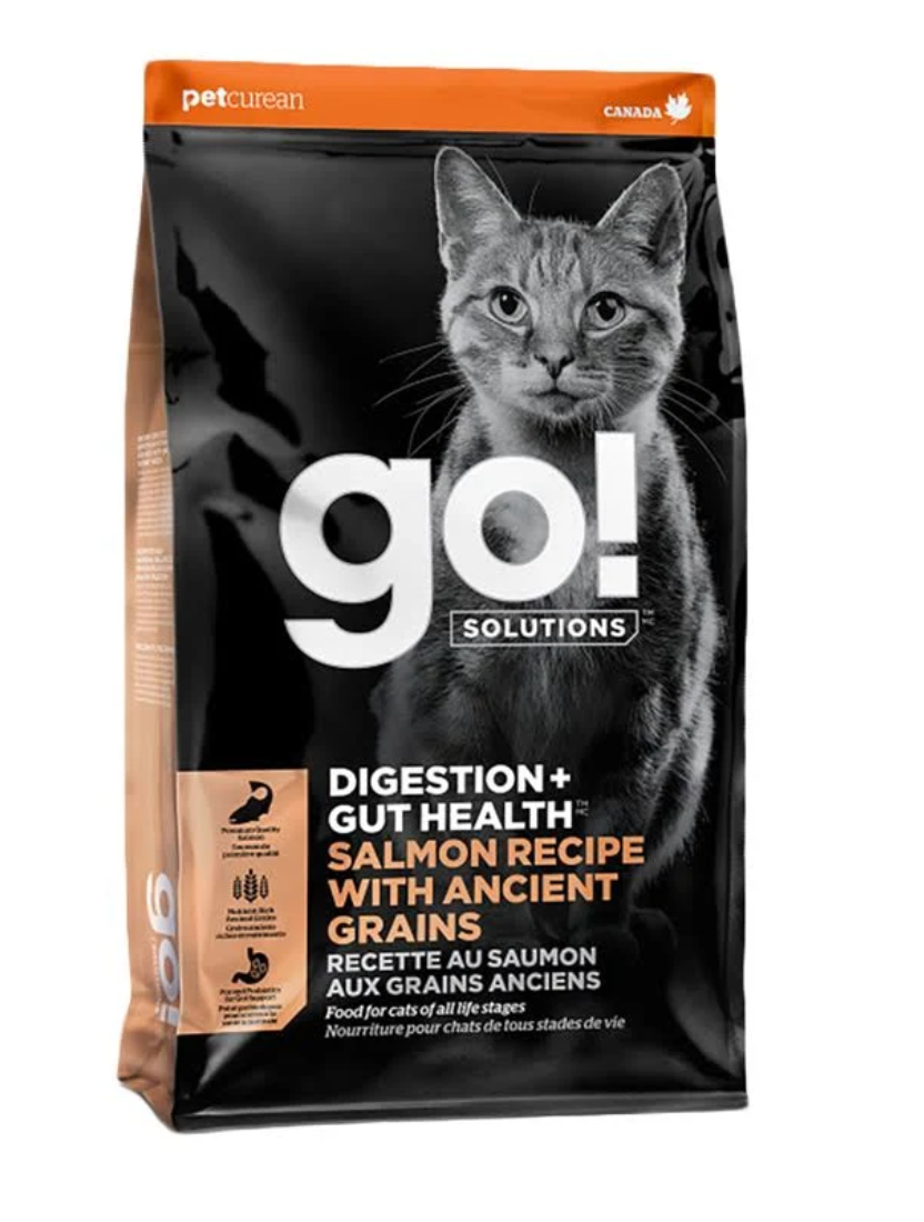 Go! Solutions Digestion Gut Health Salmon Recipe with Ancient Grains Cat Food