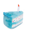 Zippy Paws - Blue Birthday Cake Dog Toy