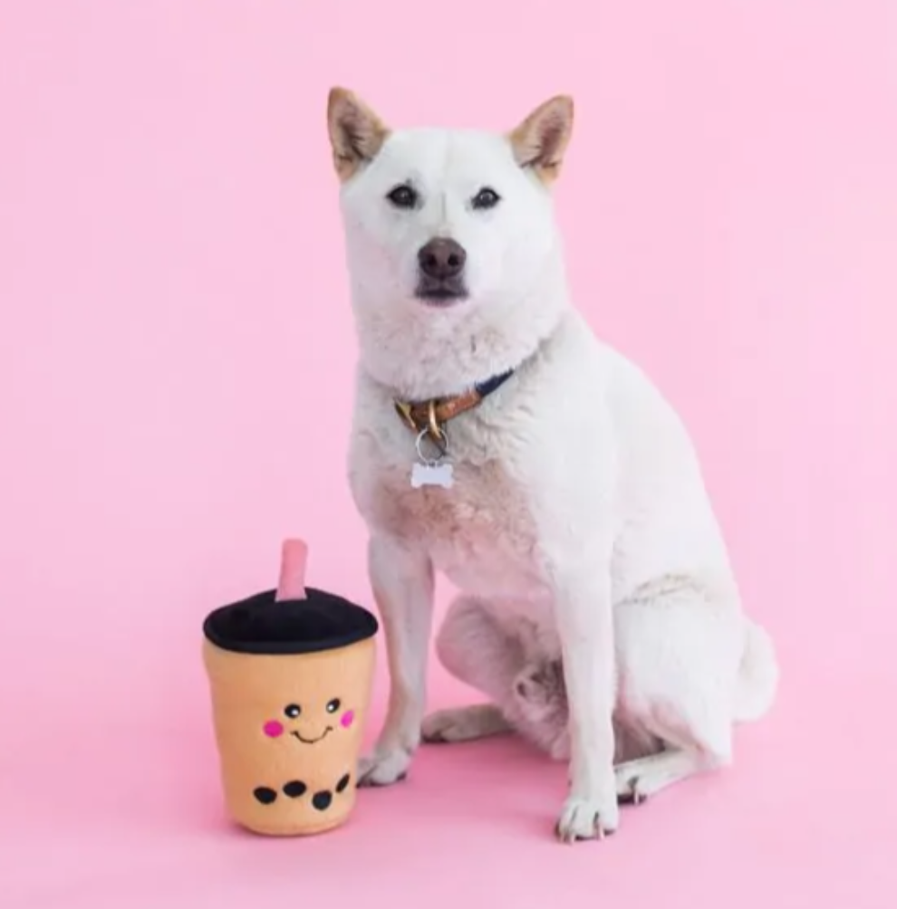 Zippy Paws NomNomz - Boba Milk Tea Dog Toy
