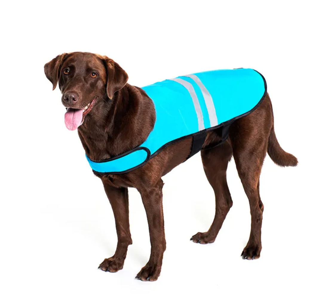 Zippy Paws Adventure Gear Cooling Vest Blue Wooftown