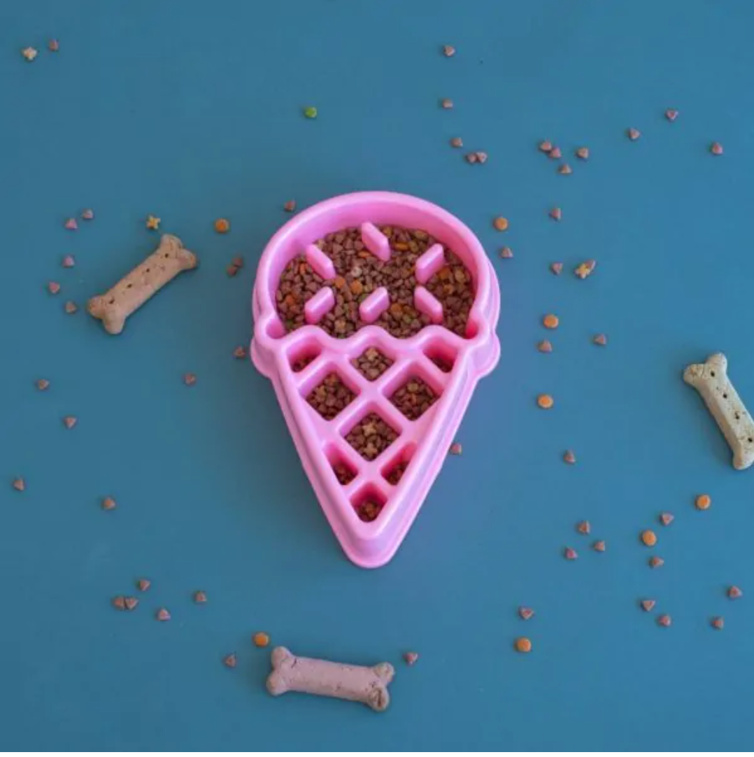 Zippy Paws Happy Bowl - Ice Cream Slow Feeder