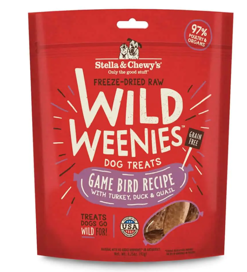 Stella & Chewy's Wild Weenies Treat - Game Bird (3.25oz/92g)