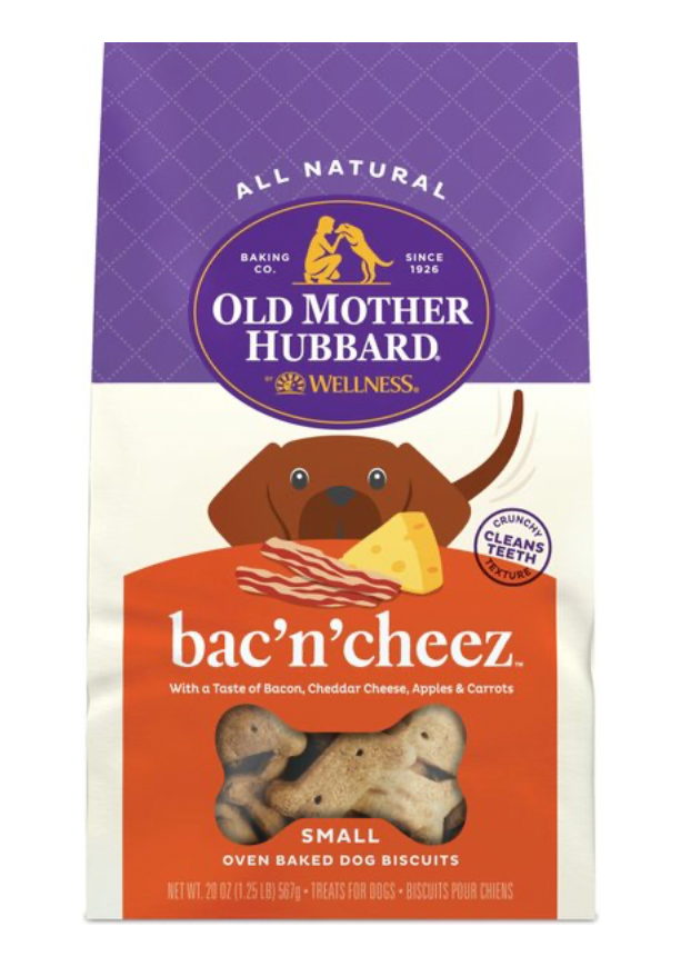 Old Mother Hubbard Classic Bac' N' Cheez Dog Treats - Small (20oz/567g)