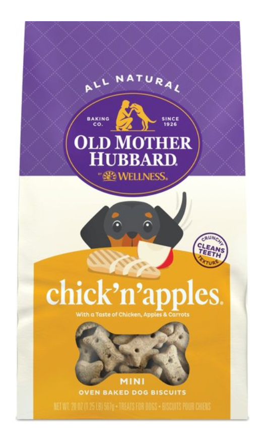 Old Mother Hubbard Classic Chick' N' Apples Dog Treats - Mini (20oz/567g)