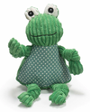 HuggleHounds - Knotties Tuffut - Knottie Fergie Frog Dog Toy