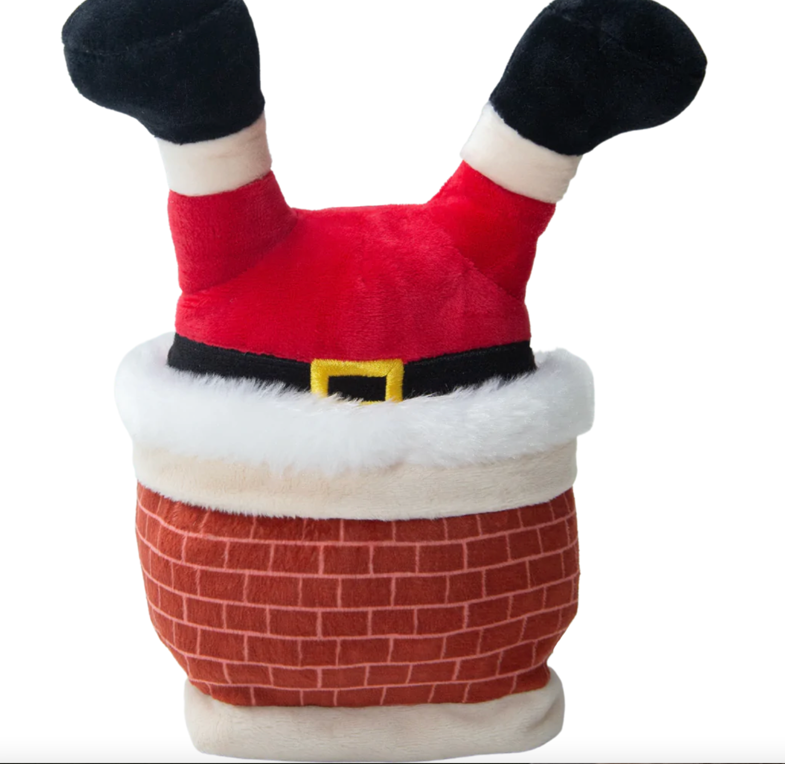 Snugarooz Slippin’ Santa do the Chimney Dog Toy