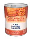 Natural Balance L.I.D Salmon &amp; Sweet Potato GF Canned Dog Food (13oz/369g)
