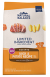 Natural Balance L.I.D. Potato &amp; Duck Small Breed Bites GF Dog Food (1.81kg/4lb)