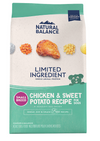 Natural Balance L.I.D. Sweet Potato &amp; Chicken Small Breed Bites GF Dog Food (1.81kg/4lb)