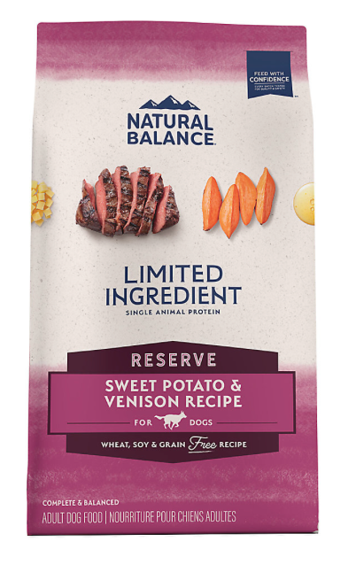 Natural Balance L.I.D. Sweet Potato & Venison GF Dog Food