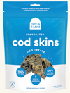 Open Farm Dehydrated Cod Skins Dog Treats (2.25oz/64g)