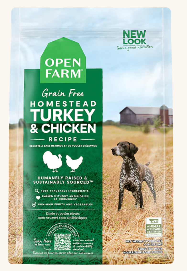Open Farm Homestead Turkey & Chicken GF Dog Food
