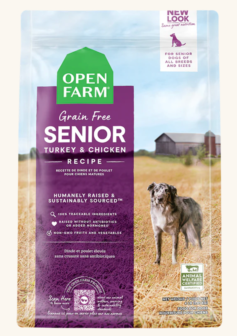 Open Farm Senior Turkey & Chicken GF Dog Food