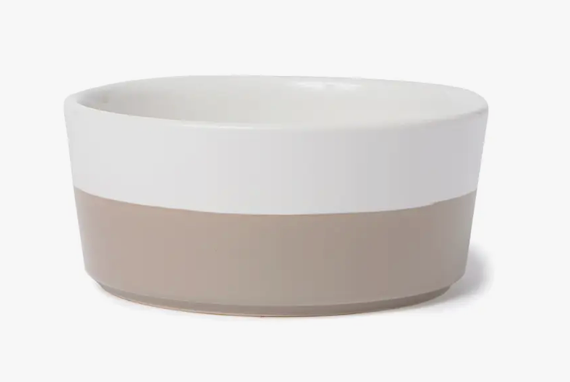 Waggo Ceramic Dipper Dog Bowl