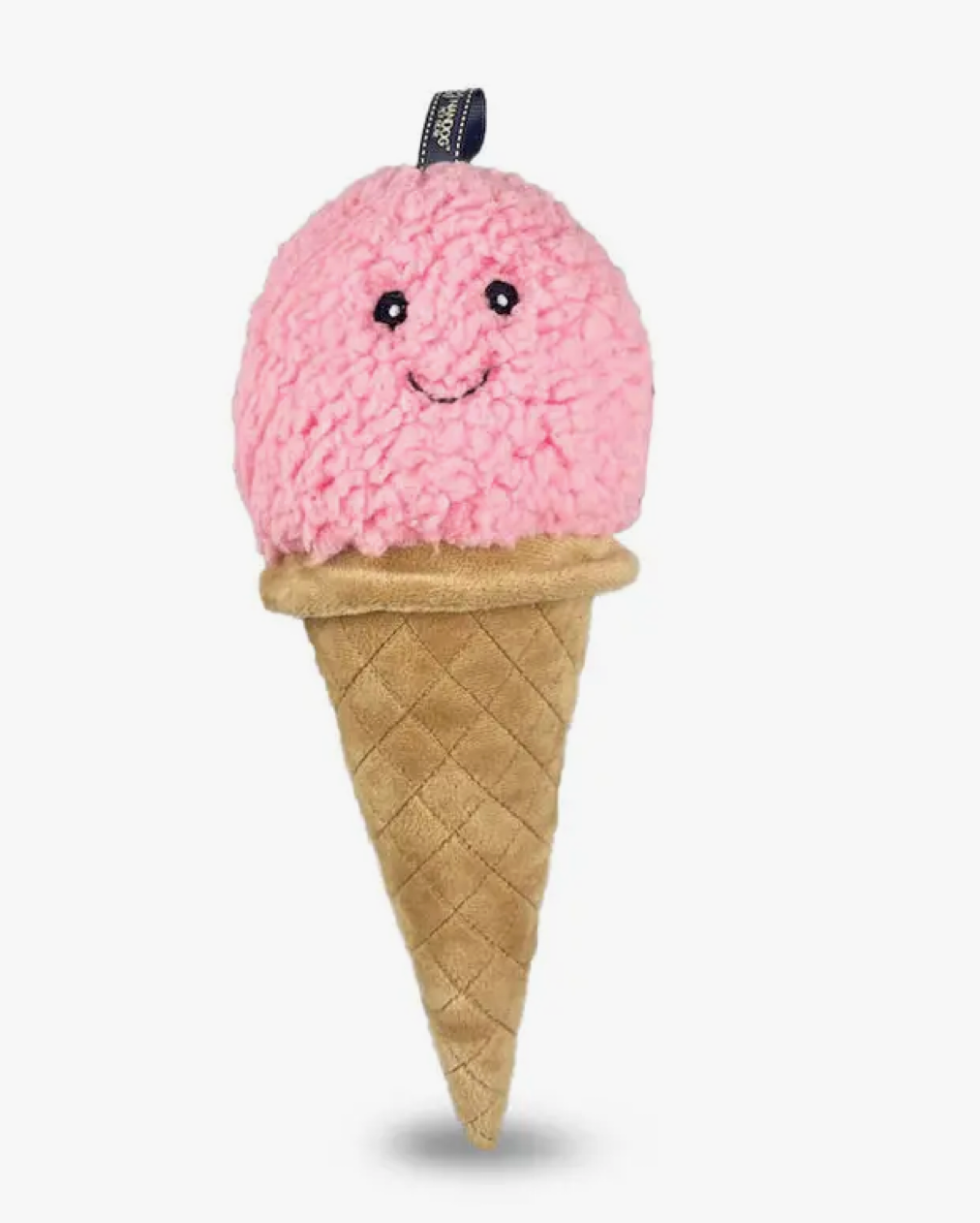Nandog BFF Strawberry Ice Cream Plush Dog Toy
