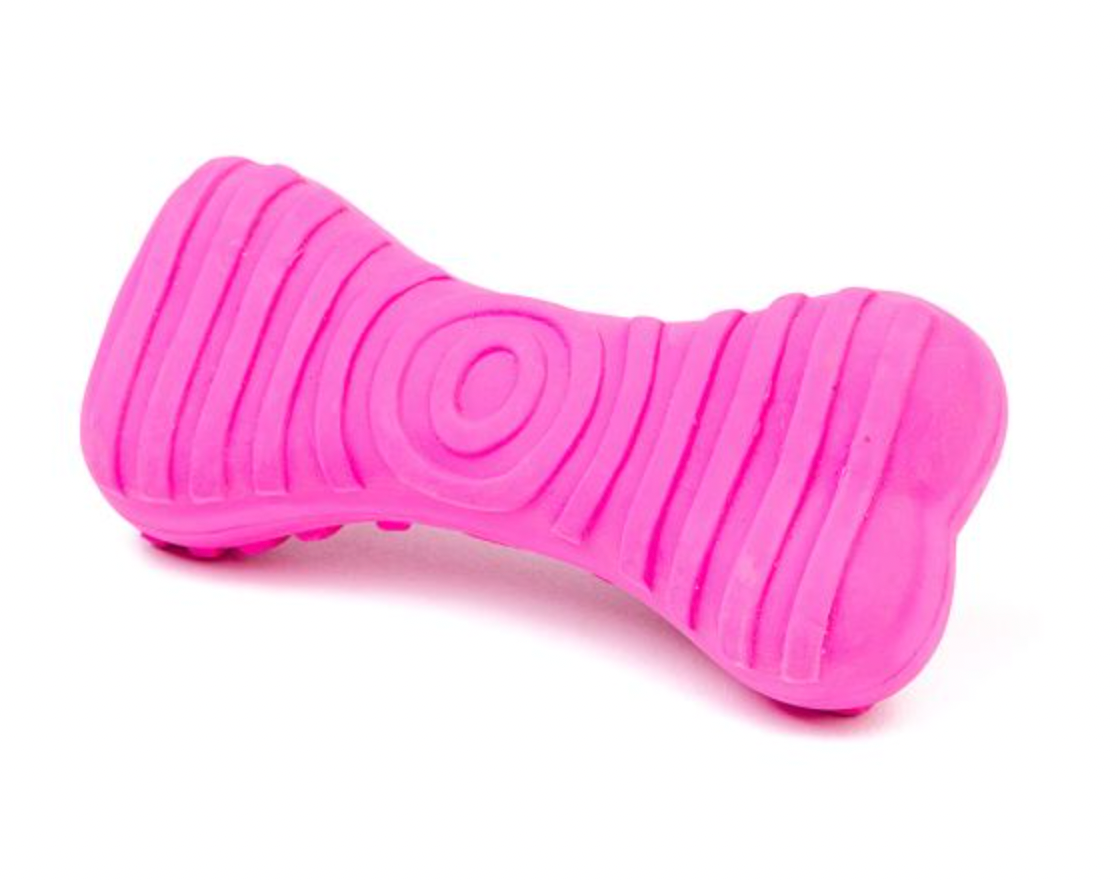 Bud'z Latex Squeaker Bone Dog Toy