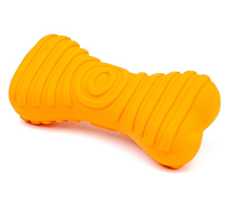 Bud&#39;z Latex Squeaker Bone Dog Toy