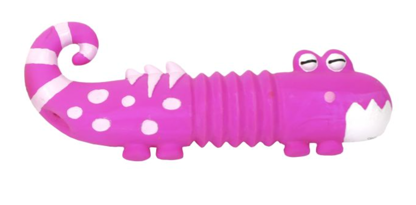 Bud'z Latex Lizard Dog Toy