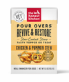 The Honest Kitchen Pour Over Stew - Revive &amp; Restore - Chicken &amp; Pumpkin Dog Food Topper (5.5oz/156g)