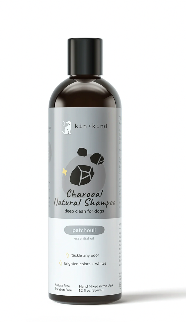Kin + Kind Charcoal Shampoo - Patchouli (12oz/354mL)