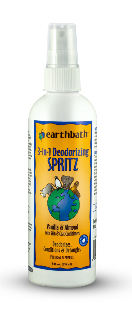 Earthbath 3-in-1 Deodorizing Spritz - Vanilla & Almond (8oz)