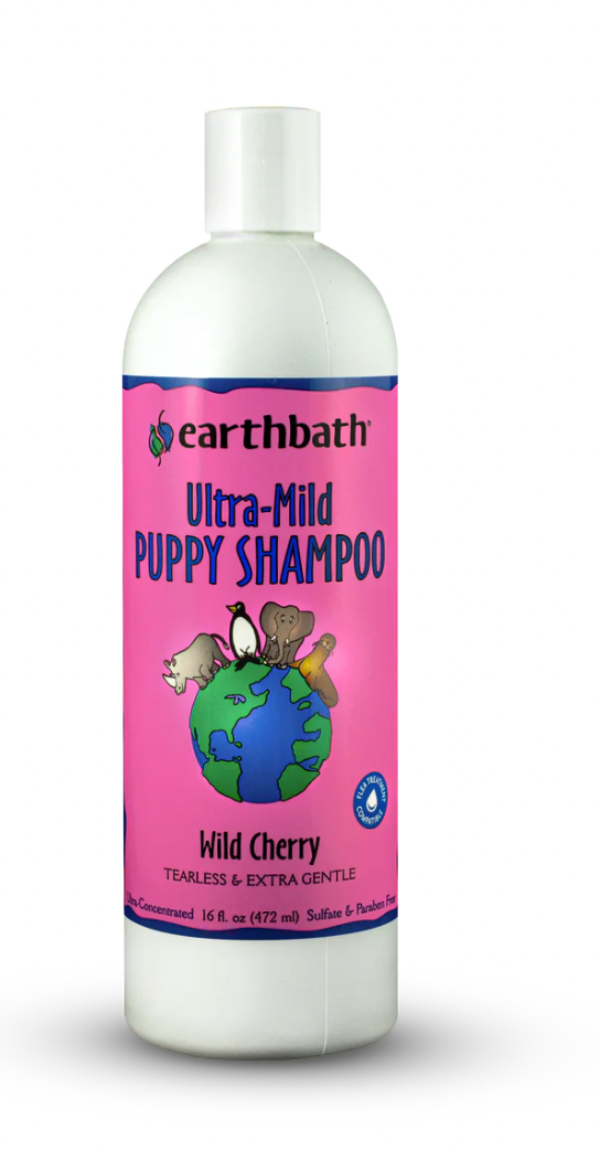 Earthbath Ultra-Mild Wild Cherry Puppy Shampoo (472ml/16oz)