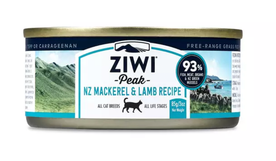 Ziwi Peak Mackerel & Lamb GF Canned Cat Food