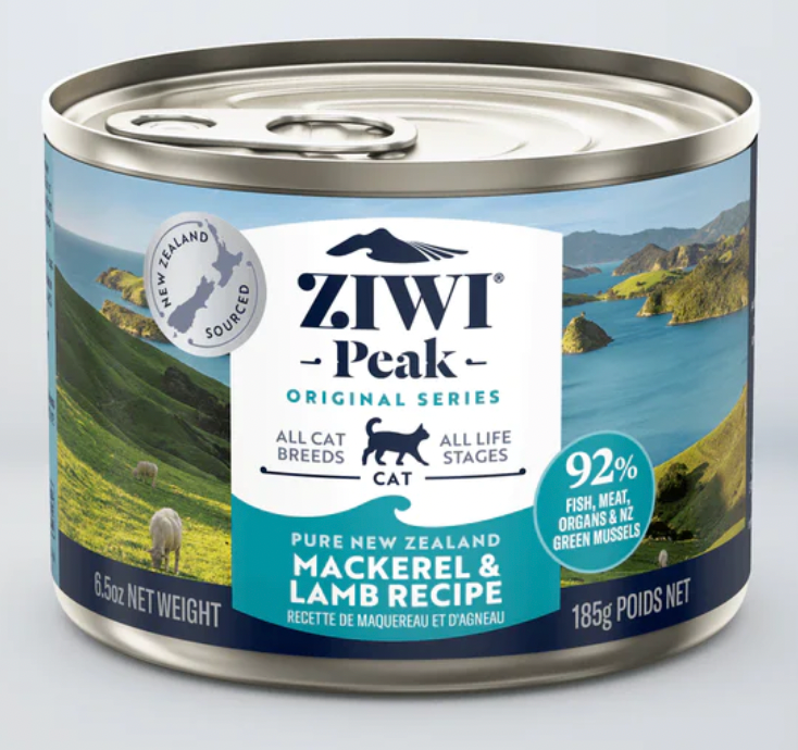 Ziwi Peak Mackerel &amp; Lamb GF Canned Cat Food