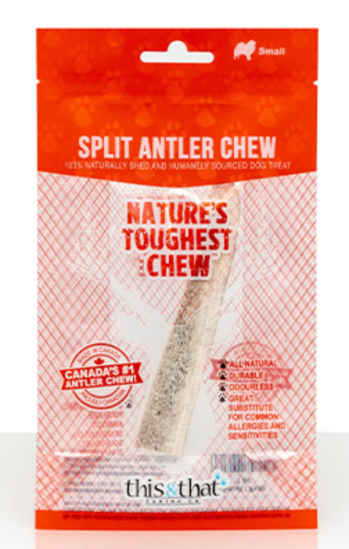 This & That Split Antler Chew