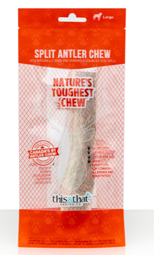 This &amp; That Split Antler Chew