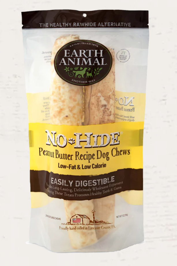 Earth Animal No Hide Peanut Butter Chew Dog Treats Wooftown