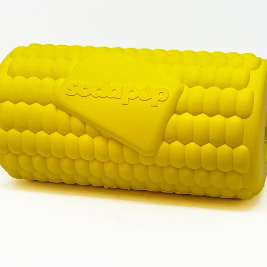SodaPup Corn on the Cob Treat Dispenser Dog Toy