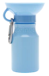 Springer Squeezable Travel Bottle with Fillable Bowl